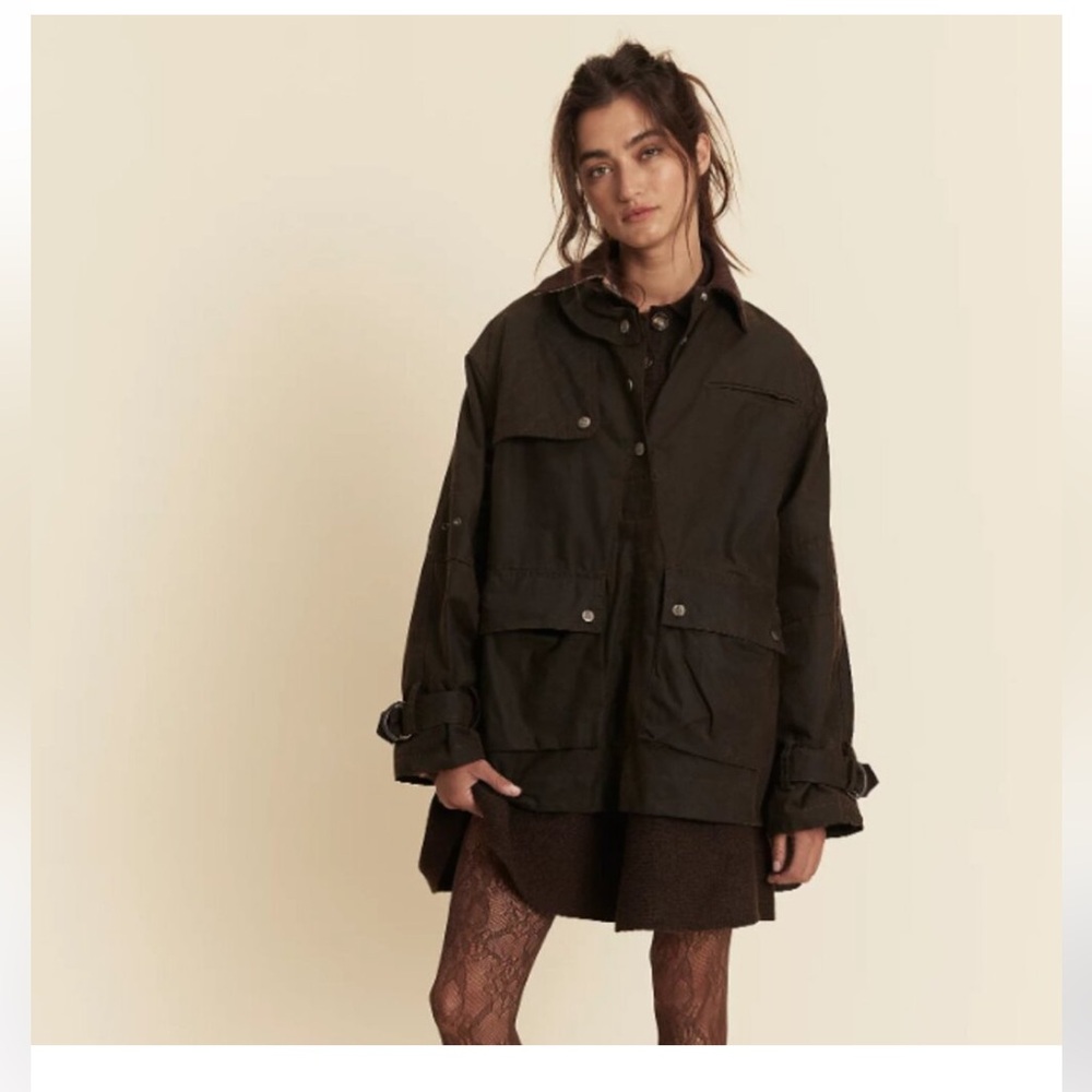NWT We The Free Headliner Wax Pullover coat jacket FREE PEOPLE size XS - Picture 3 of 15